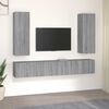 vidaXL 5-dijelni set TV ormarića sivog sonome konstruirano drvo
