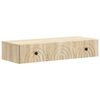 vidaXL Stolna montirana na zid Hrast sonoma 87,5 x 34,5 x 17 cm