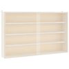 vidaXL Drvena kolekcionarska vitrina s vratima 60x8,5x37 cm