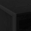 vidaXL Noćni ormarić Crni hrast 50 x 39,5 x 50 cm Konstruirano drvo