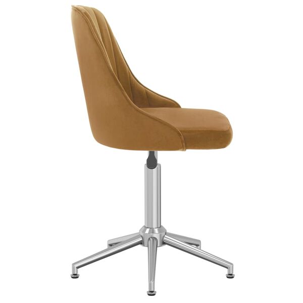 vidaXL Okretne blagovaonske stolice 2 kom smeđe bar&scaron;unaste