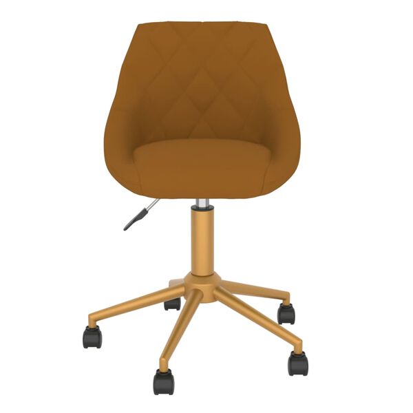 vidaXL Okretne blagovaonske stolice 2 kom smeđe bar&scaron;unaste