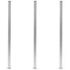 vidaXL Stupovi za ogradu 3 kom aluminijski 185 cm