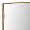 vidaXL Ogledalo hrast artisan 80 x 37 cm Staklo i inženjerski drvo