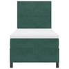 vidaXL Krevet s opruga kutije Tamnozelena 100 x 200 cm Bar&scaron;un