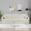 vidaXL Sofa Krema 228 x 78 x 80 cm Bar&scaron;un