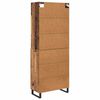 vidaXL Highboard Staro drvo 69,5 x 34 x 180 cm Konstruirano drvo