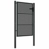 vidaXL Vrtna vrata antracit 100x125 cm čelik