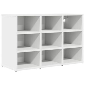 vidaXL Ormar za cipele 77,5 x 30 x 51 cm Konstruirano drvo Bijela