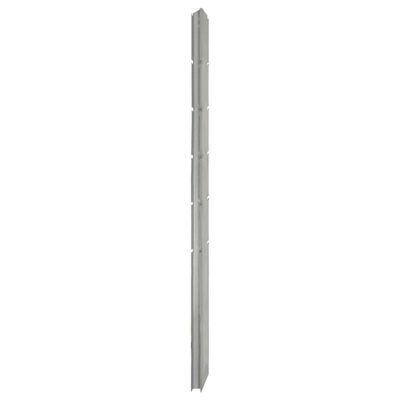 vidaXL Stup za gabionsku ogradu srebrni 160 cm od pocinčanog čelika