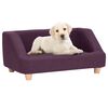 vidaXL Sofa za pse bordo 95 x 63 x 39 cm od platna