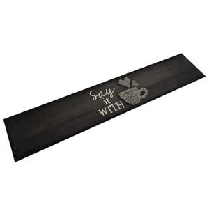 vidaXL Kuhinjski tepih perivi s uzorkom &scaron;alice 60 x 300 cm bar&scaron;unasti