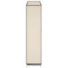282433 vidaXL Shoe Cabinet with Cover Cream 115x28x110 cm Fabric