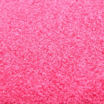 vidaXL Otirač perivi ružičasti 60 x 180 cm