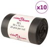 vidaXL Vreće za smeće 250 kom crne 60 L