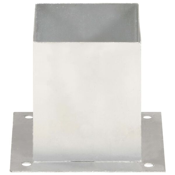 vidaXL Sidra za stupove 4 kom od pocinčanog metala 121 mm