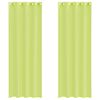 vidaXL Voile zavjese s u&scaron;icama 2 kom zelene boje jabuke 140x260 cm