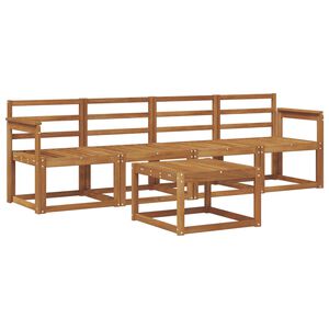 vidaXL Set vanjskih sofa 5 pcs Prirodna
