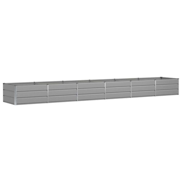 vidaXL Sadilica Svijetlo siva 480 x 80 x 45 cm Čelik