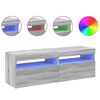 vidaXL TV ormarići 2 kom s LED svjetlima boja hrasta sonome 60x35x40cm
