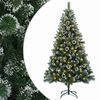 vidaXL Umjetno božićno drvce 120 cm 150 LED lampica Topla bijela