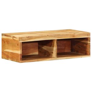 vidaXL Zidni TV ormarić 60x30x19 cm puno drvo bagrem