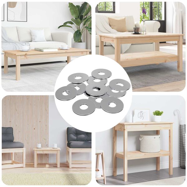 vidaXL Podlo&scaron;ci 9000 pcs Srebrno Željezo