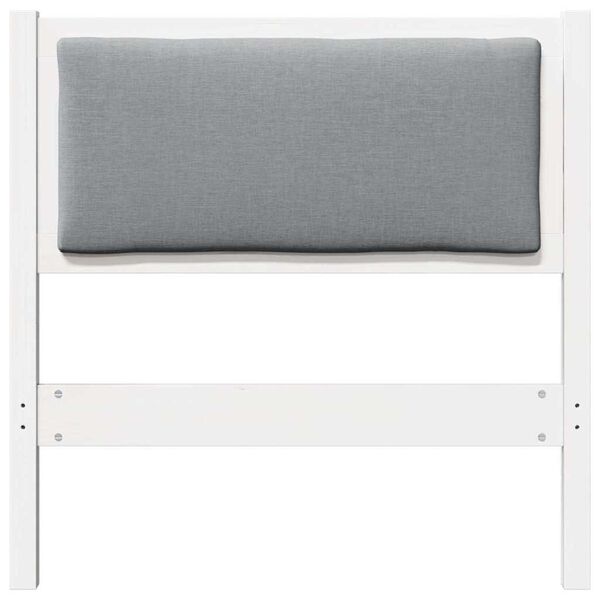 vidaXL Uzglavlje Ostalo Bijelo 80 cm Masivna borovina