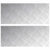 vidaXL Stepenica 2 kom. 70 x 30 cm Srebrno Aluminij Pravokutni