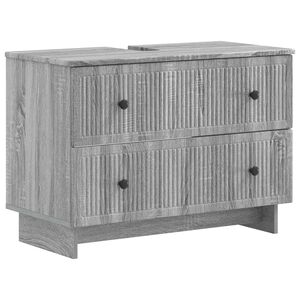 vidaXL Kupaonski ormarić za sudoper EDE Siva Sonoma 82 x 41 x 59 cm