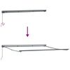 vidaXL Skrovita tenda Antracit 400 &times; 300 cm Poliester i aluminij