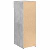 vidaXL Komoda siva boja betona 30x42,5x93 cm od konstruiranog drva