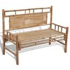 vidaXL Vrtna klupa 120 cm od bambusa