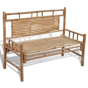 vidaXL Vrtna klupa 120 cm od bambusa