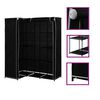 282449 vidaXL Corner Wardrobe Black 130x87x169 cm