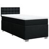 vidaXL Box spring krevet s madracem crni 80 x 200 cm od tkanine