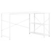 vidaXL Stol za računalo bijeli 120 x 72 x 70 cm
