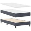 vidaXL LED Box Spring Krevet Tamno siva 90 x 200 cm Bar&scaron;un