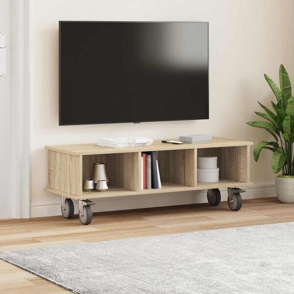 vidaXL TV stalak Sonoma hrast 100 x 35 x 35 cm Konstruirano drvo