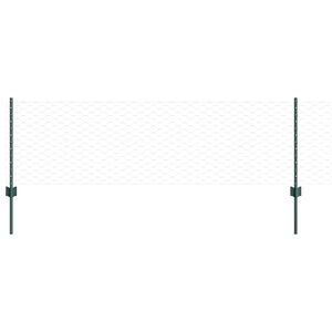 vidaXL Heksagonalna ograda s stubom 10 x 0,6 m Čelik premazan PVC-om