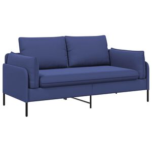 vidaXL Sofa za dvije osobe 2-sjedalo Policijska plava 188 x 81 x 89 cm
