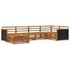 vidaXL Set vanjskih sofa 6 kom. Prirodna