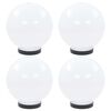 vidaXL LED kuglaste svjetiljke 4 kom 20 cm PMMA