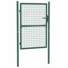 vidaXL Vrata za ogradu Čelik 100x125 cm Zelena