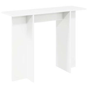 vidaXL Konzolni stol Bijela 100 x 30 x 75 cm Konstruirano drvo