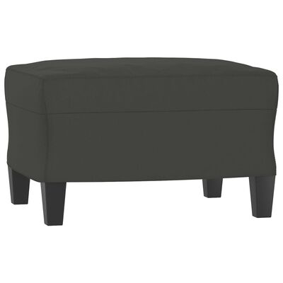 vidaXL 3-dijelni set sofa s jastucima tamnosivi od mikrovlakana