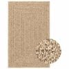 vidaXL Tepih ZIZUR 240 x 340 cm s izgledom jute unutarnji i vanjski