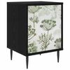 vidaXL Noćni ormar GOTHA Crni hrast 36 x 33 x 51 cm Konstruirano drvo
