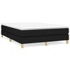 vidaXL Okvir za krevet s oprugom crni 140x200 cm od tkanine