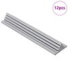 vidaXL Navojni &scaron;tap 12 kom. Srebrna 6 x 170 mm Čelik